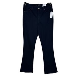 Style & Co SZ 12L LONG Bootcut Jeans Mid-Rise Stretch Pockets Zip-Fly Dark Wash